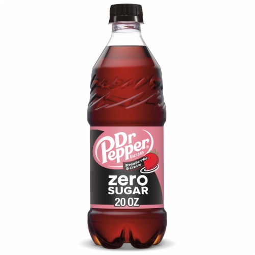 Dr Pepper Strawberries & Cream Zero Sugar Soda T5