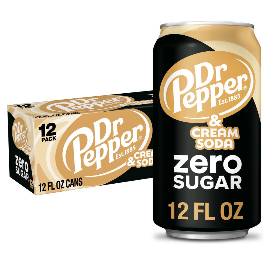 Dr Pepper & Cream Soda Zero Sugar L8