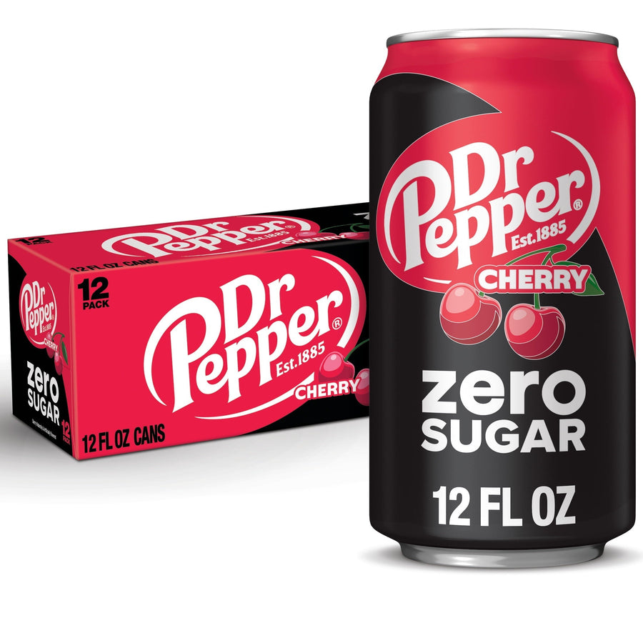 Dr Pepper Cherry Zero Sugar Soda K7